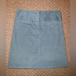 Exact Change Classic Blue Suede Women's Skirt